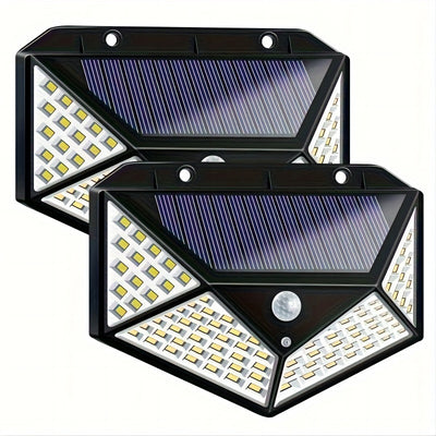 Solar Lights Outdoor Waterproof - Flood Lights With Motion Sensor, Courtyards, LED Solar Light For Streets, Courtyards,Parking Garages