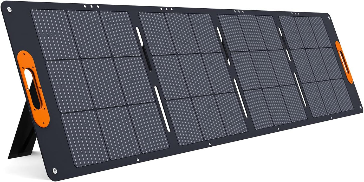 200W Portable Solar Panel & Power Station Kit - Off-Grid Power