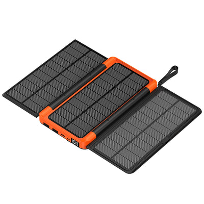 Large Capacity Outdoor Folding Solar Panels Wireless Power Bank